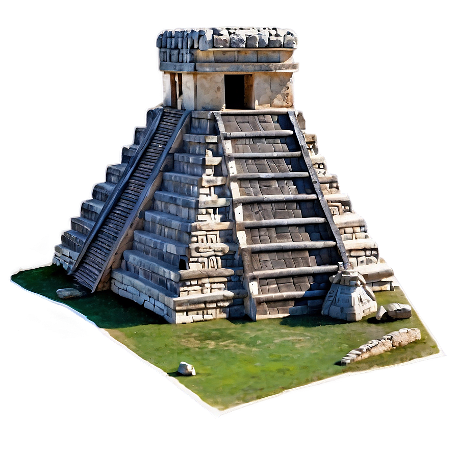 Chichen Itza Temple Top Png 06252024