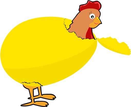 Clip Art Easter Bird Hen Egg Hatch Broken Chick Eyes - Hatching Chicken Transparent, HD Png Download PNG image with a transparent background, free high-resolution download