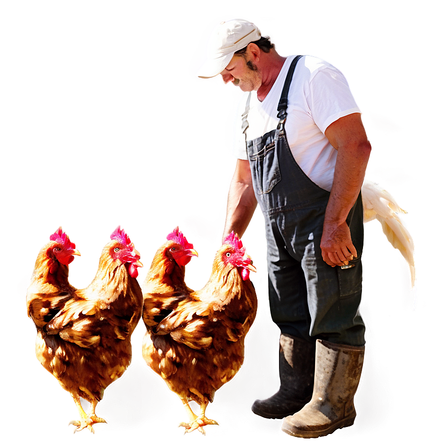 Chicken Farmer Png 05042024