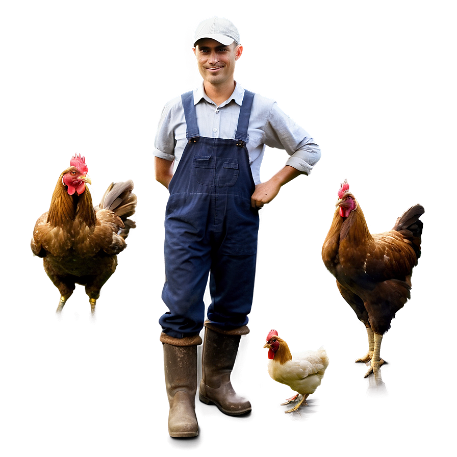 Chicken Farmer Png 05042024