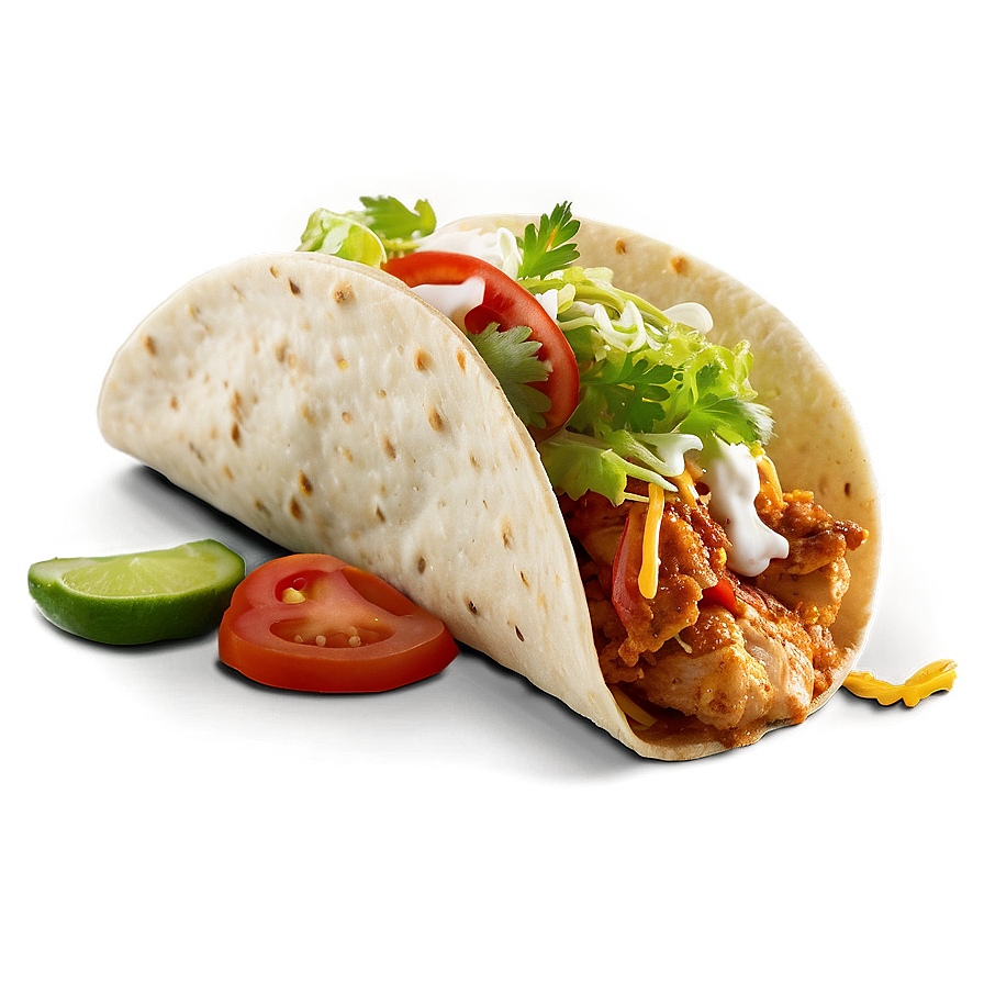 Chicken Taco PNG 05042024 PNG with transparent background