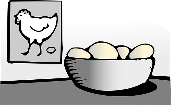 Chickenand Eggs Still Life PNG with transparent background