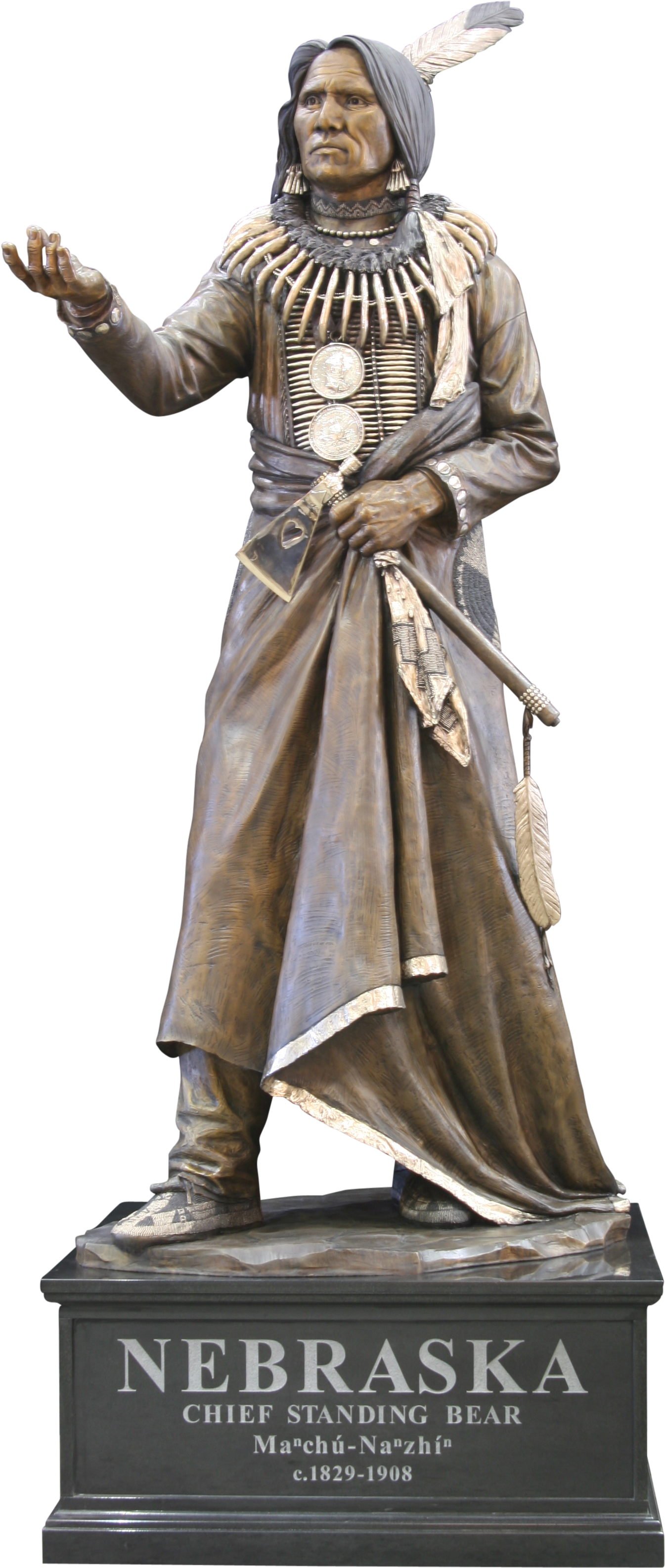 Chief Standing Bear Statue, HD Png Download PNG with transparent background