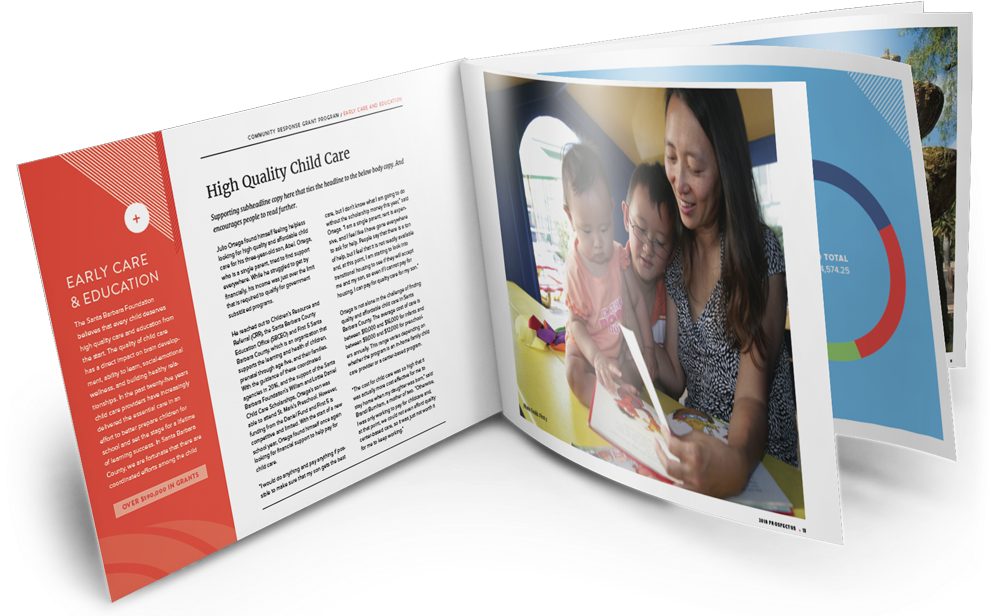 Child Care Education Magazine Spread