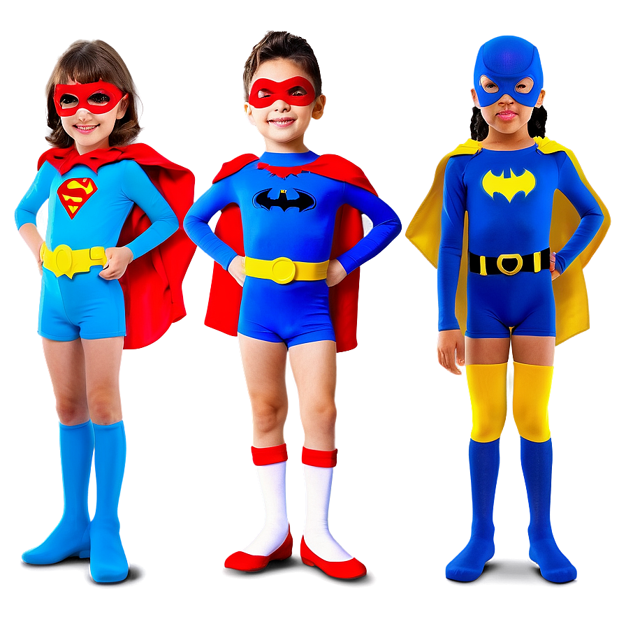 Child In Superhero Costume Png 05242024