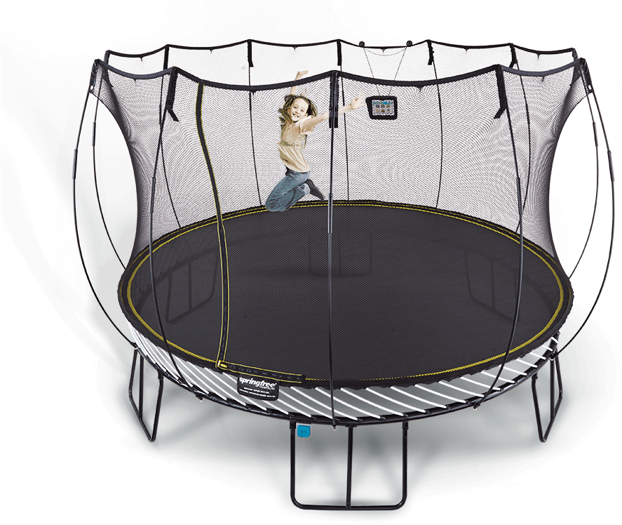 Child Jumpingon Trampoline