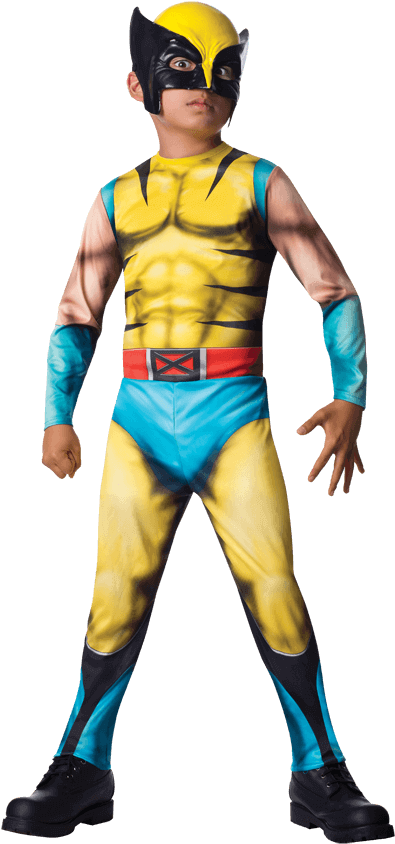 Kids Wolverine Costume - Homemade Wolverine Costume Mens, HD Png Download PNG with transparent background