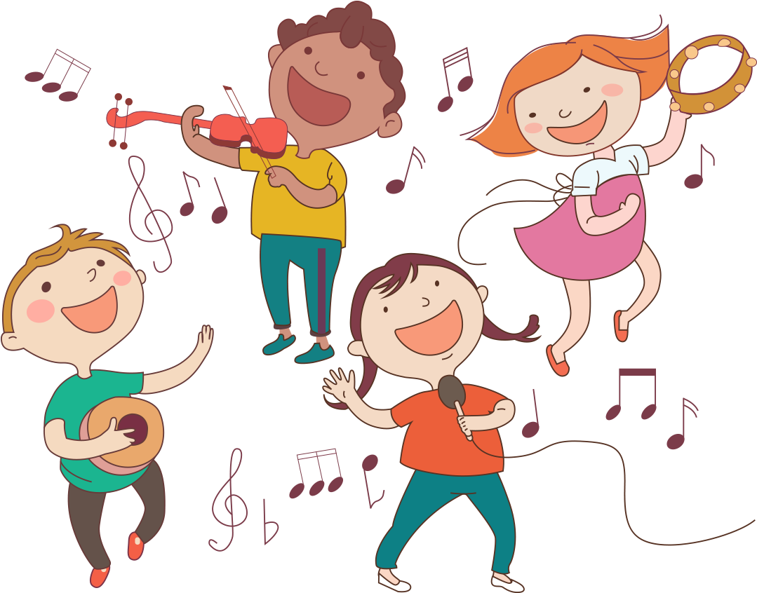 Child Musical Instrument Illustration - Kids Music Illustration, HD Png Download PNG image with a transparent background, free high-resolution download