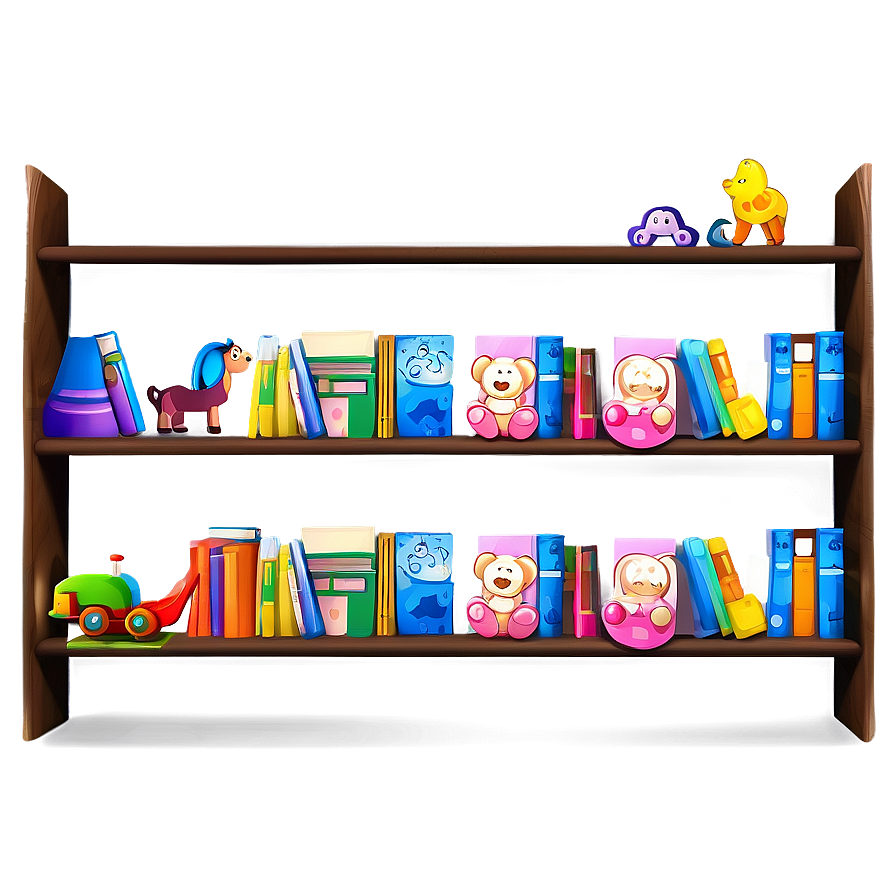 Children's Bookshelf Theme Png Cta