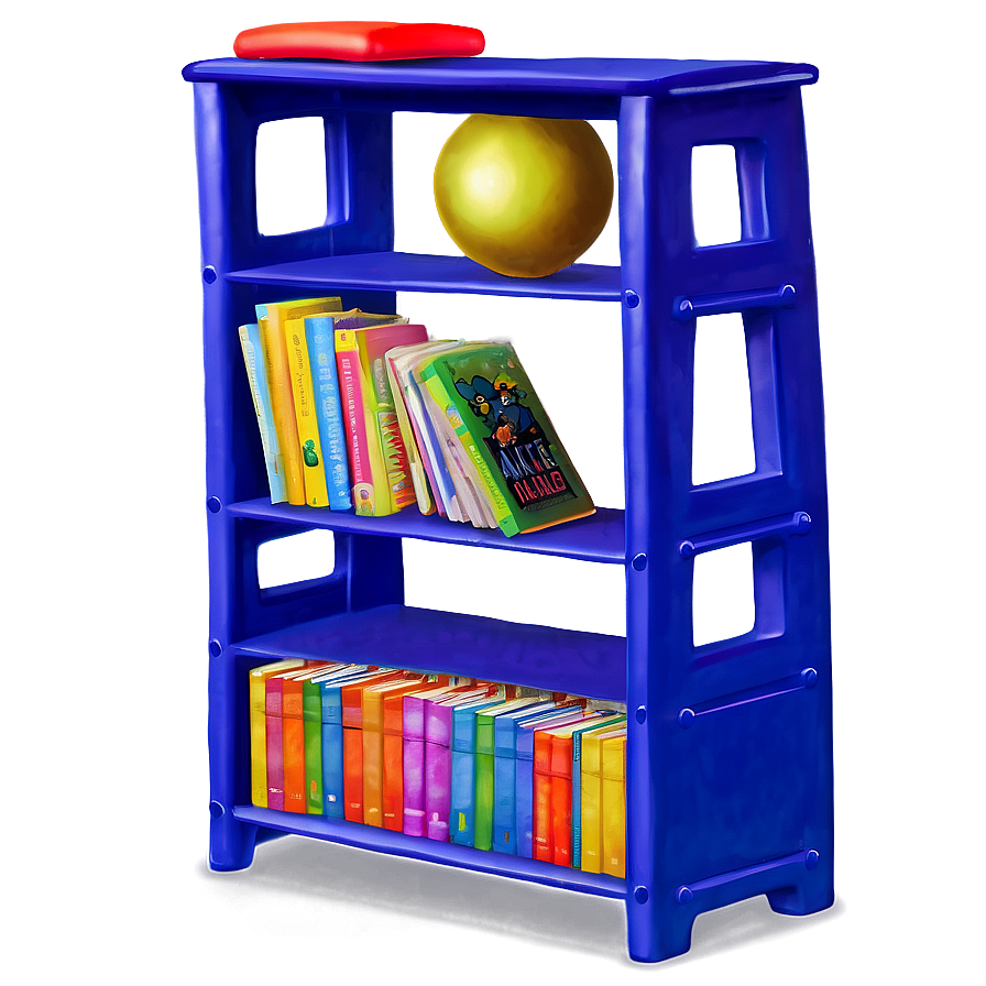 Children's Bookshelf Theme Png Xvx95