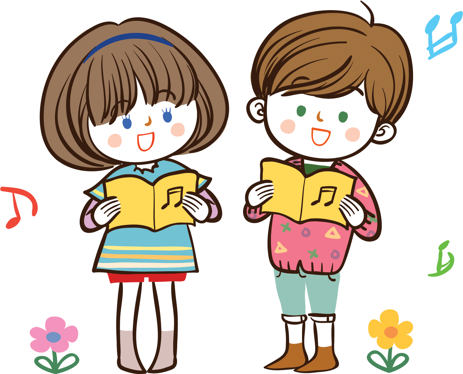 Child Computer File - Cartoon Children Singing Png, Transparent Png PNG with transparent background