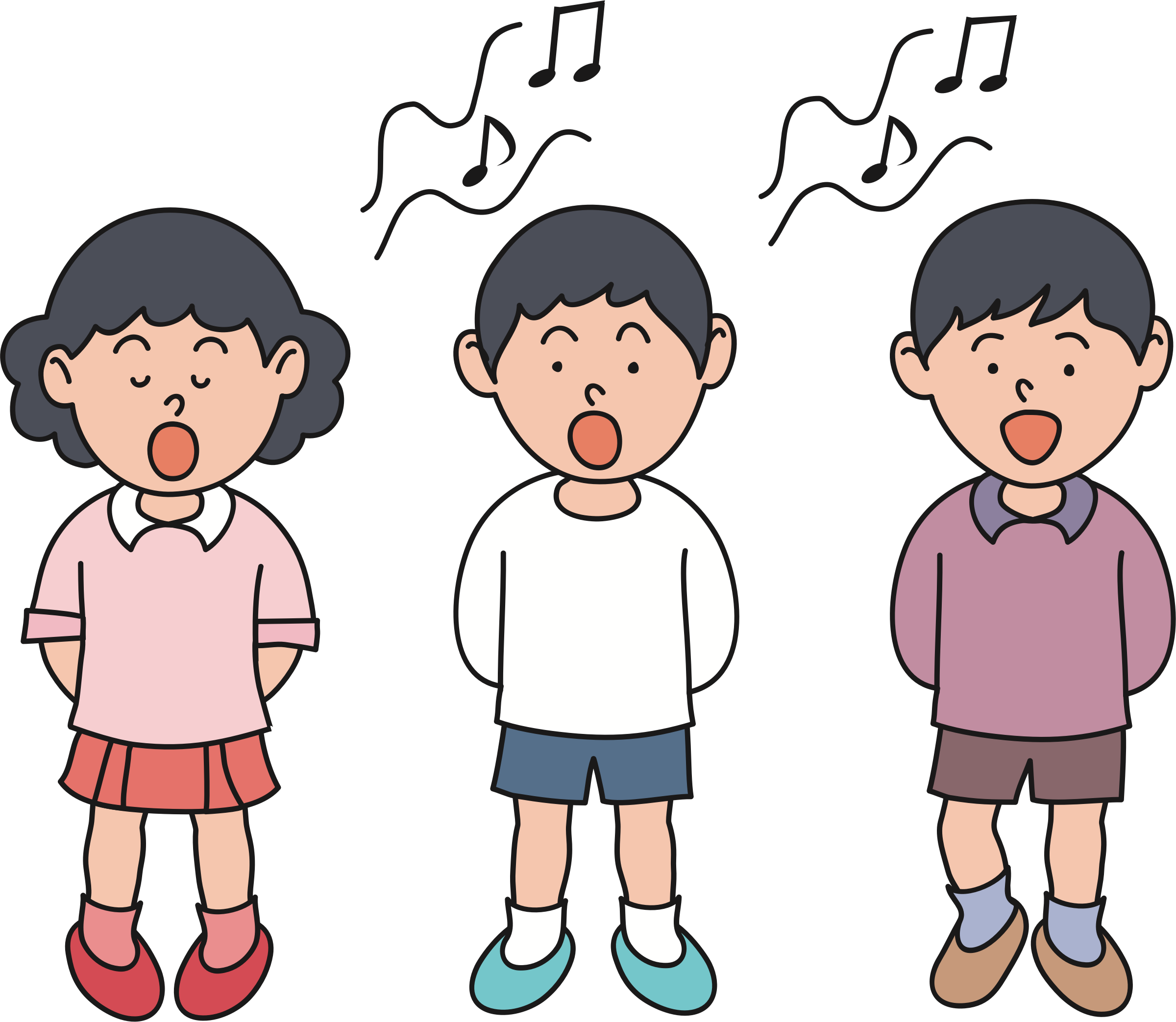 Transparent Children Singing Clipart, HD Png Download PNG with transparent background