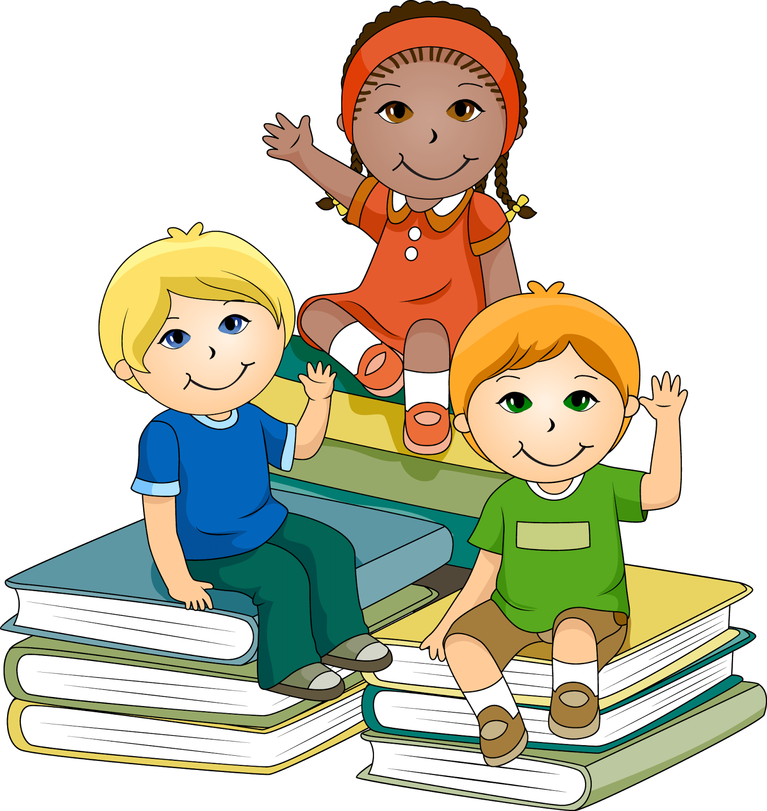 Children Reading Clipart Png - Children Learning Clipart, Transparent Png PNG with transparent background