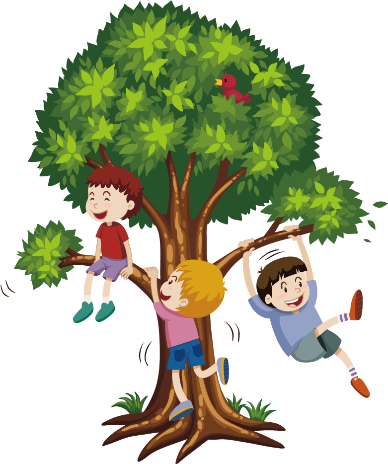 Trippy Vector Tree - Climb A Tree Clipart, HD Png Download PNG with transparent background