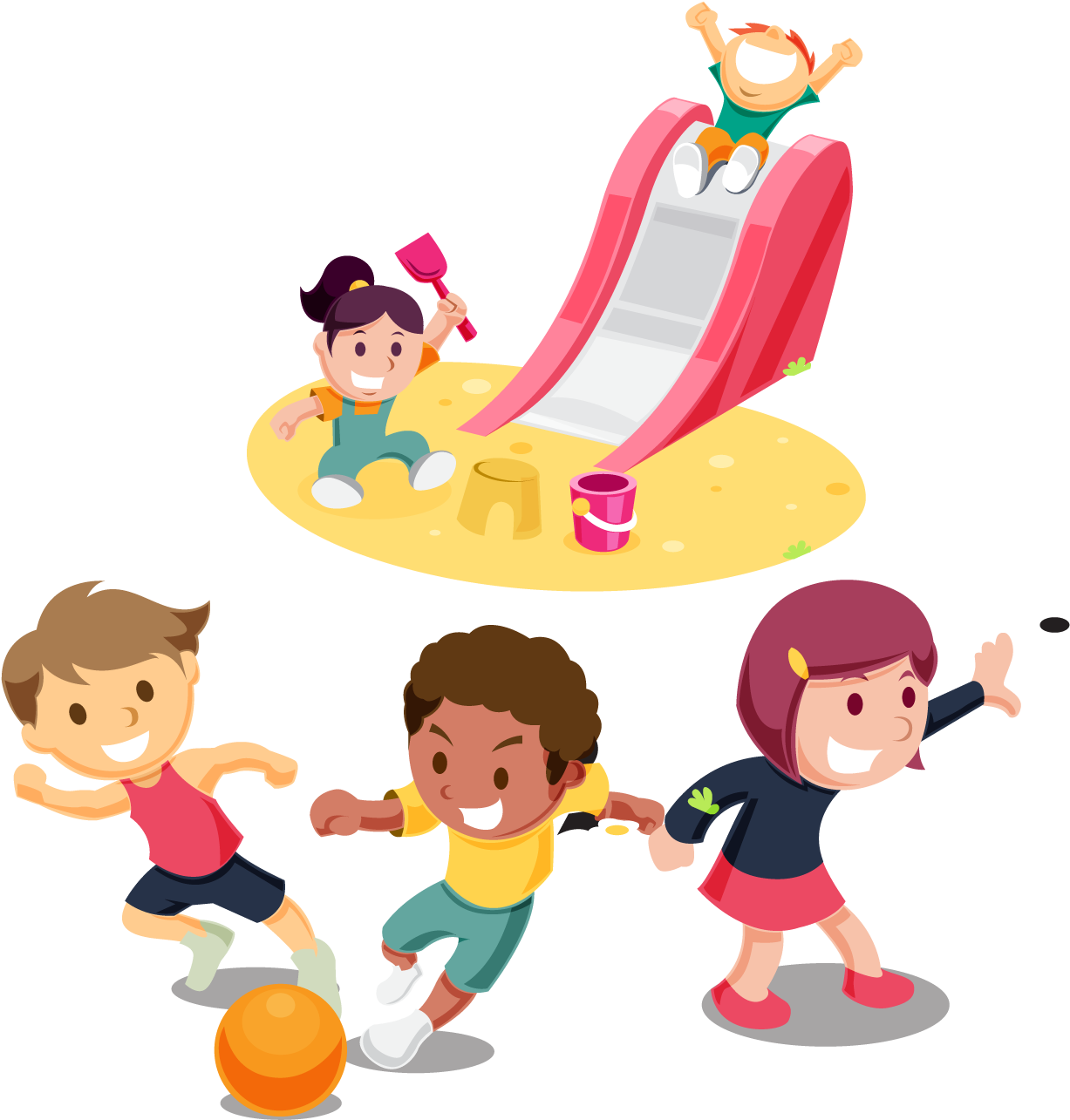 Kids Castle Preschool A - Preschool Children Clipart, HD Png Download PNG with transparent background