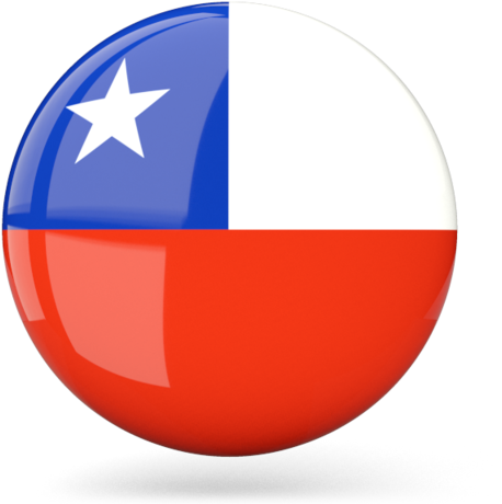 Chilean_ Flag_ Sphere_3 D_ Render PNG with transparent background