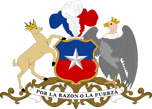 Chilean National Coatof Arms PNG with transparent background