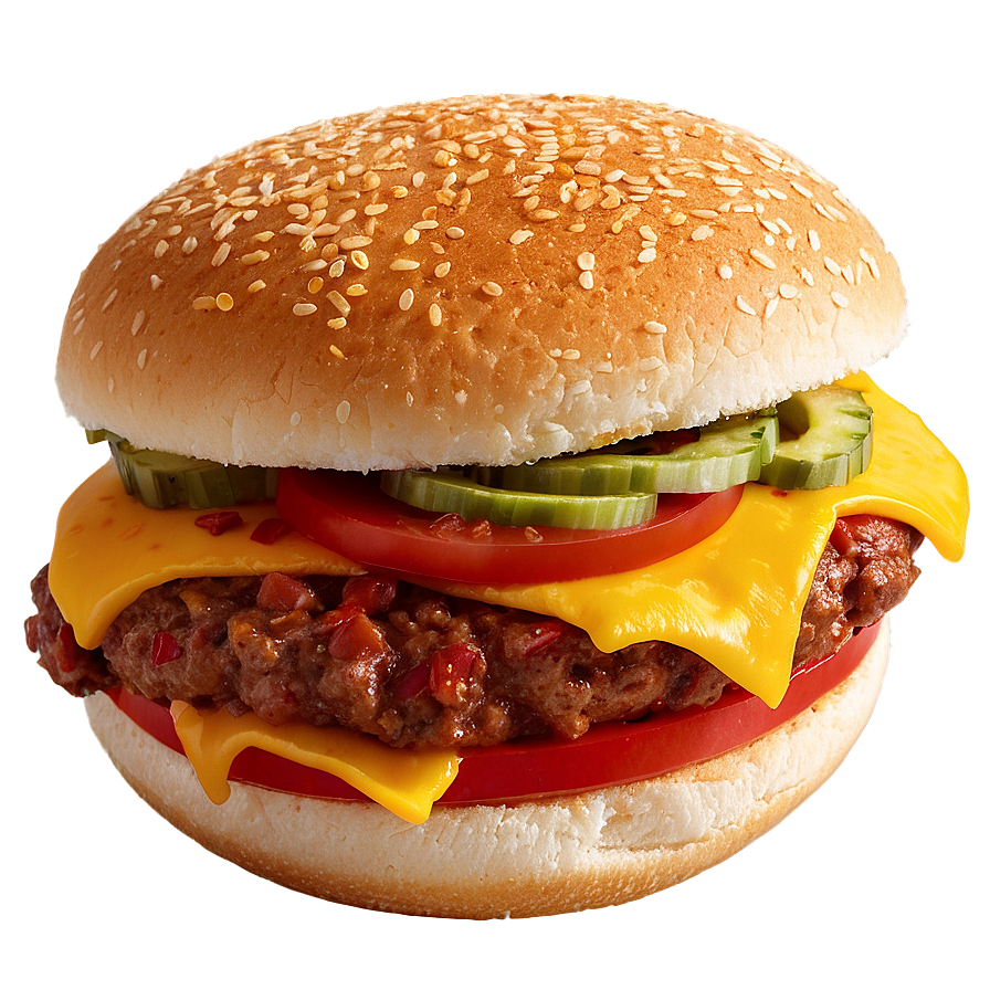 Chili Cheese Burger Png Nge77