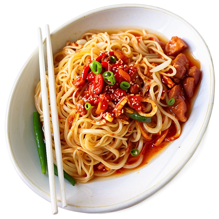 Chili Oil Noodles Png 6