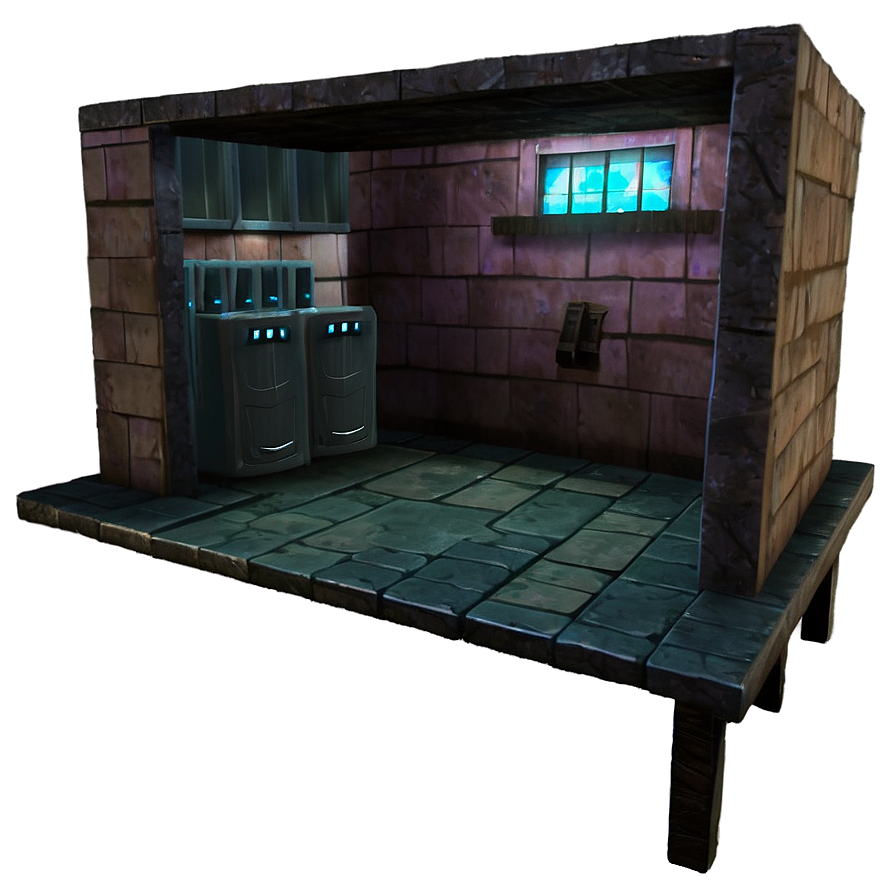 Chilling Dark Basement Png Skj