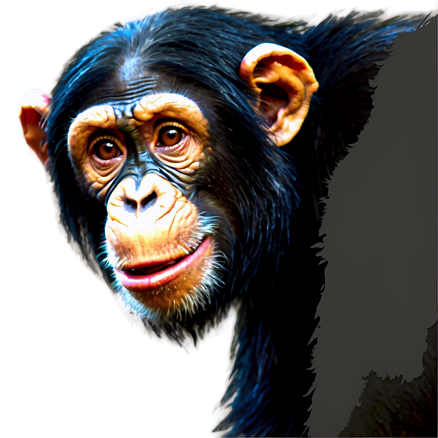 Chimpanzee Engaging With Viewer Png Eah