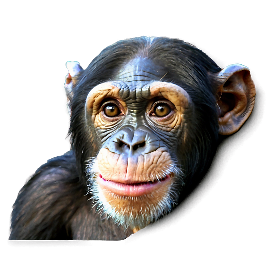 Chimpanzee Engaging With Viewer Png Utt94