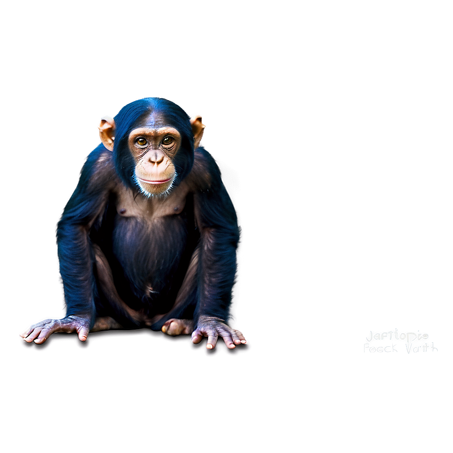 Chimpanzee With A Curious Gaze Png 11