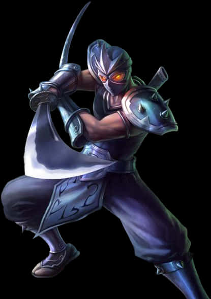 Chinese Classic Shaco Splashart Lol Png Image - League Of Legends Shen, Transparent Png PNG with transparent background