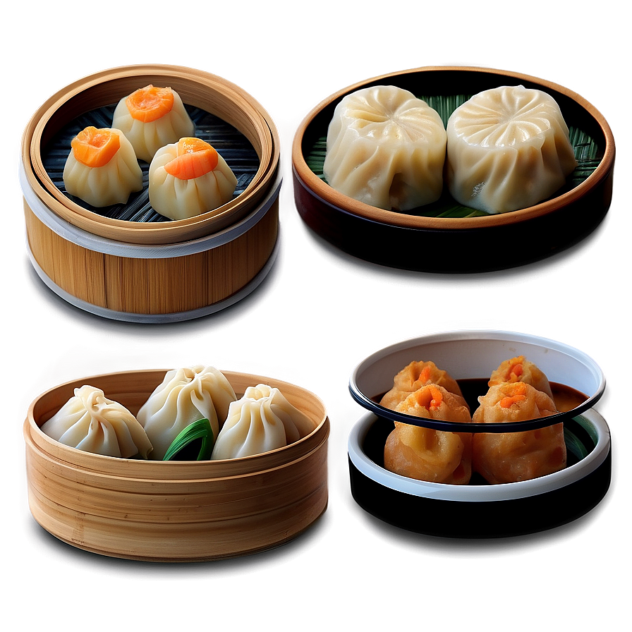 Chinese Dim Sum Dishes Png Duj68