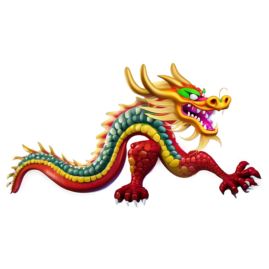 Chinese Dragon Design Png 05032024