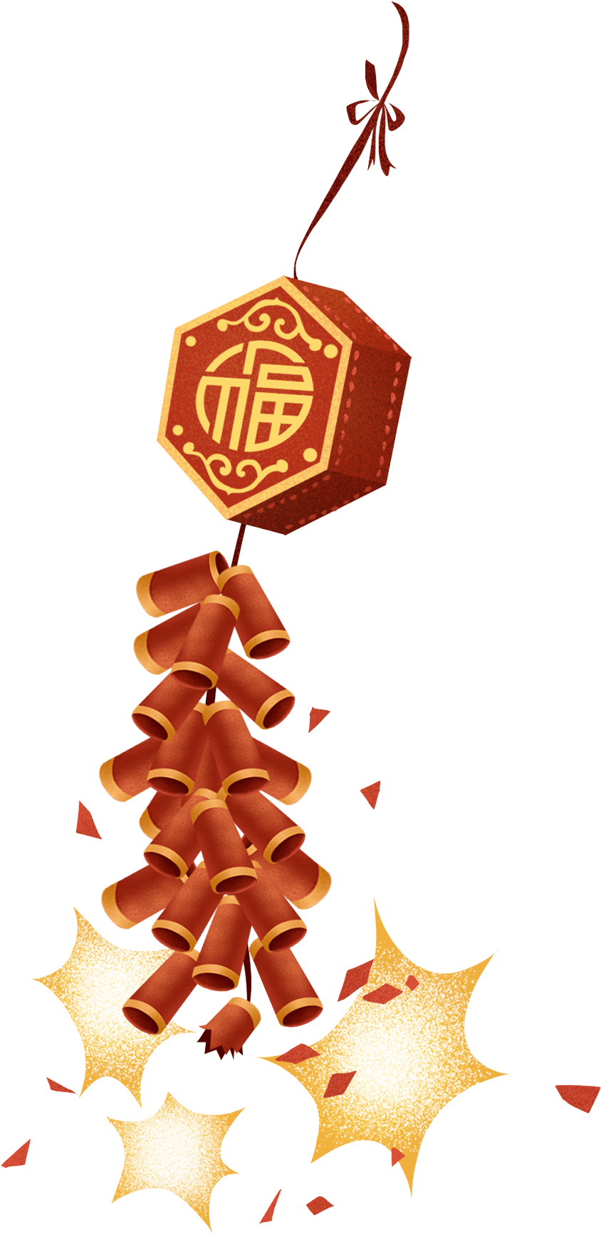 Chinese Firecracker Illustration