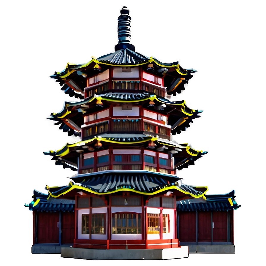 Chinese Pagoda Architecture Png Bra48