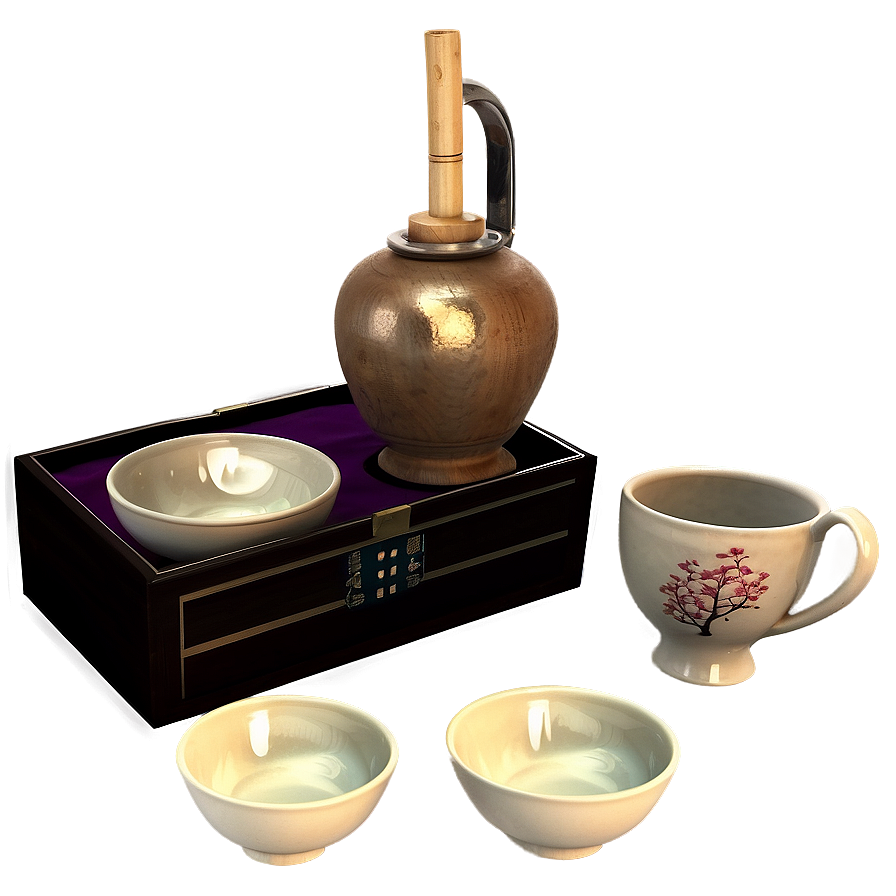 Chinese Tea Ceremony Set Png 06112024