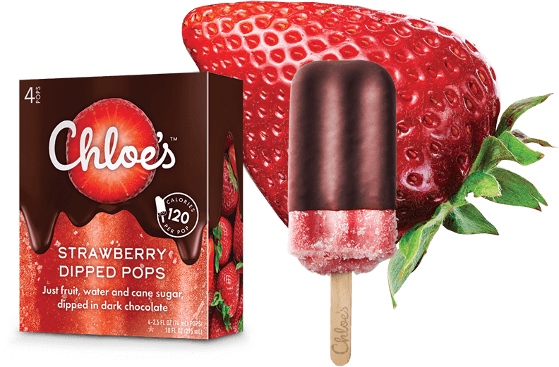 Dipped Strawberry - Chloe's Strawberry Dipped Pops, HD Png Download PNG with transparent background
