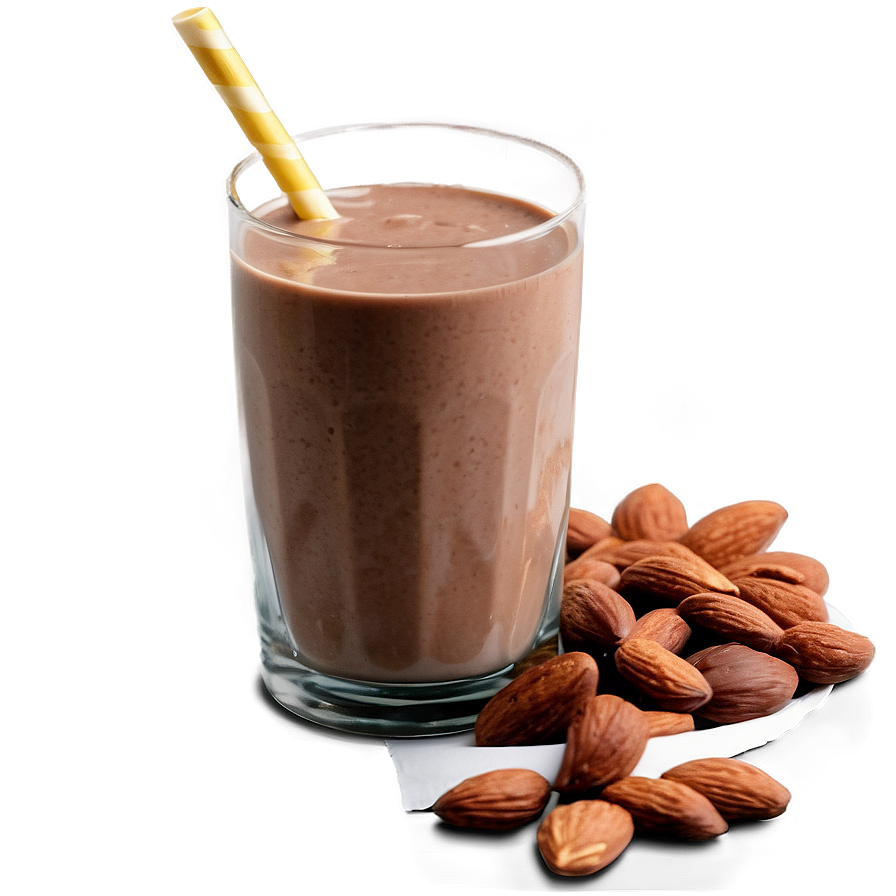 Chocolate Almond Milk PNG vle PNG with transparent background