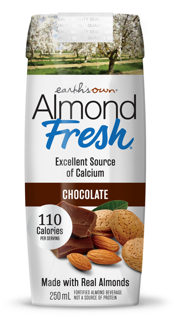 Chocolate Almond Milk Product Packaging