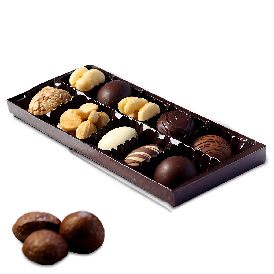 Chocolate And Nuts Box Png 89