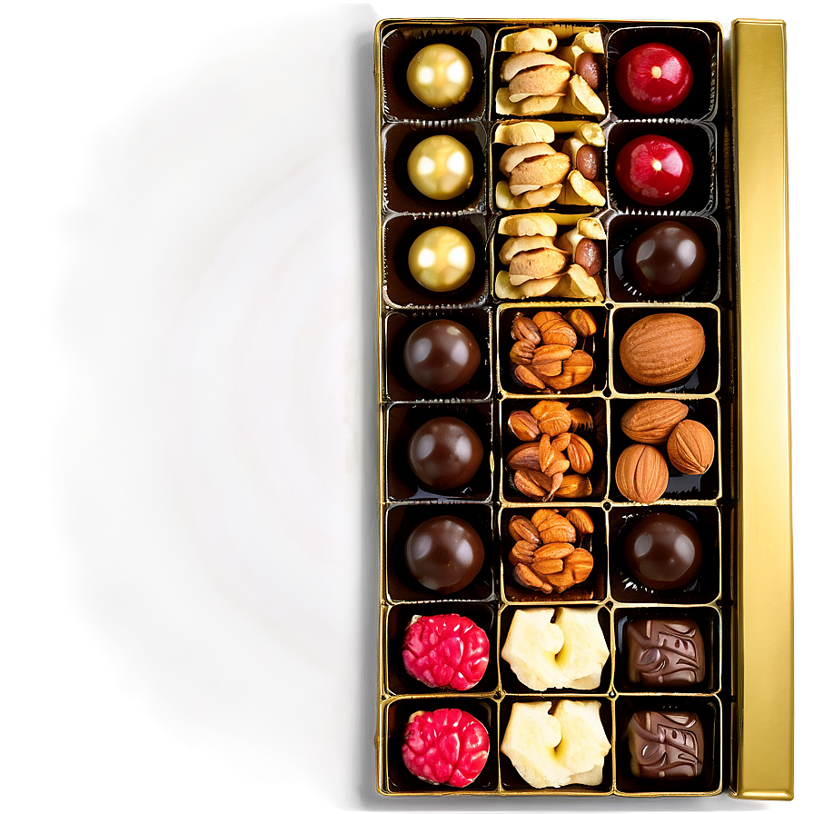 Chocolate And Nuts Box Png Wmm