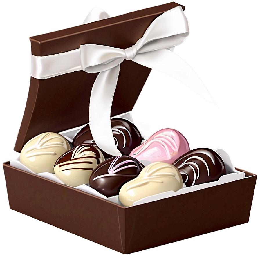 Chocolate Box For Wedding Favor Png 4