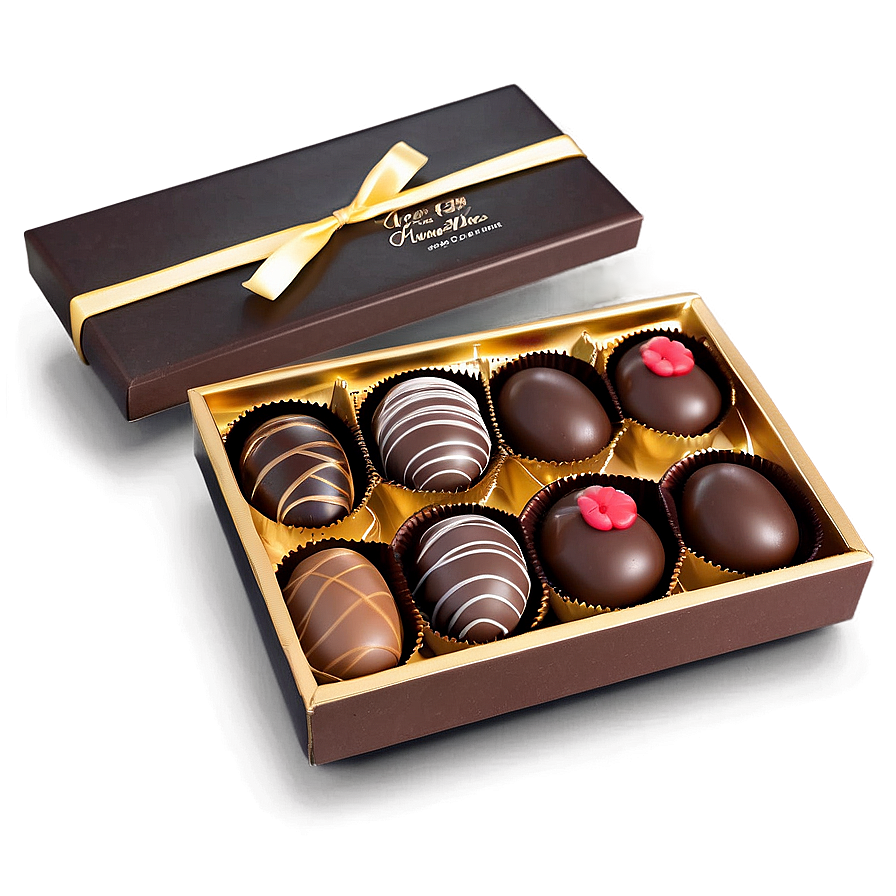 Chocolate Box With Personal Message Png Grr84