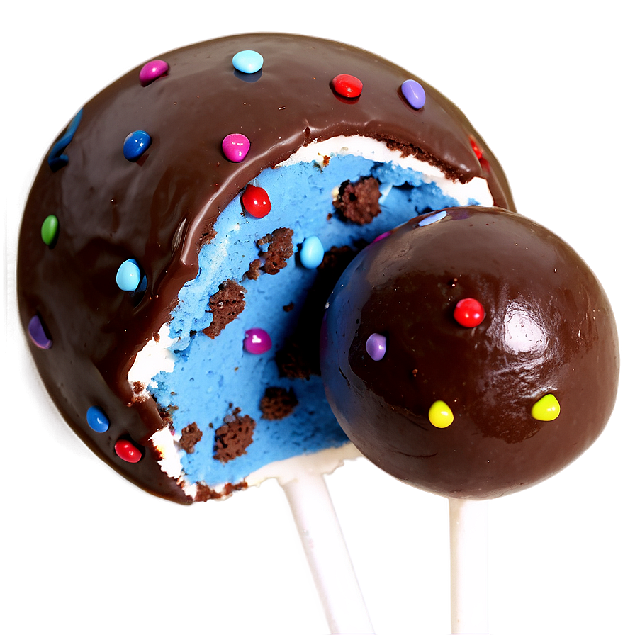 Chocolate Cake Pops Png 11