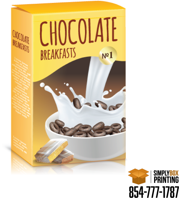 Chocolate Cereal Box Mockup