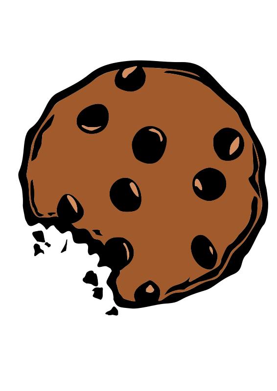 Chocolate_ Chip_ Cookie_ Illustration PNG with transparent background