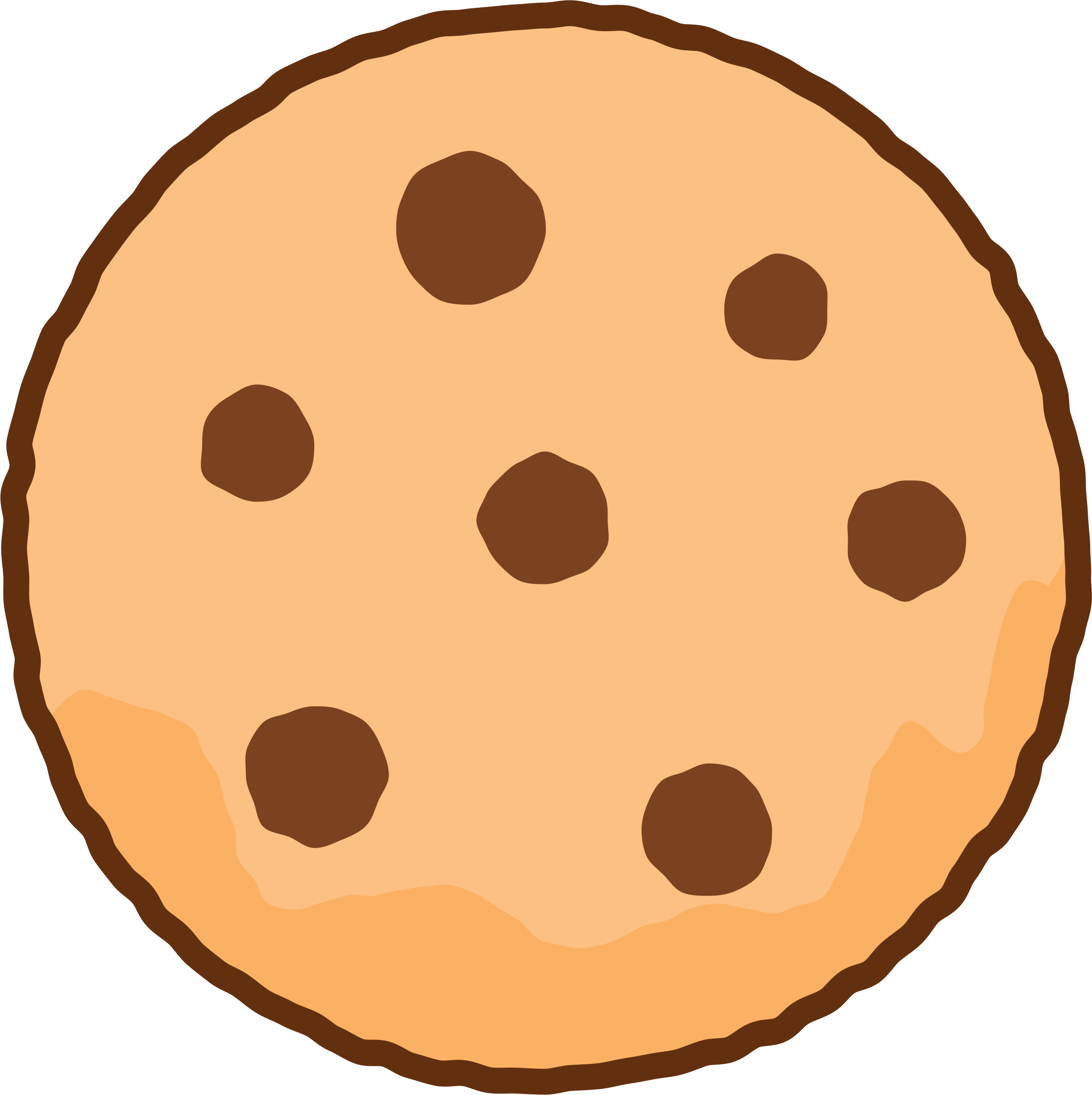 Chocolate Chip Cookie Illustration