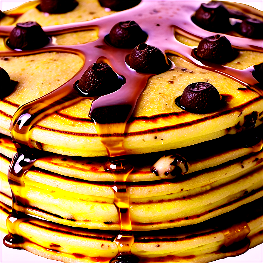 Chocolate Chip Pancakes PNG pit58 PNG image with a transparent background, free high-resolution download