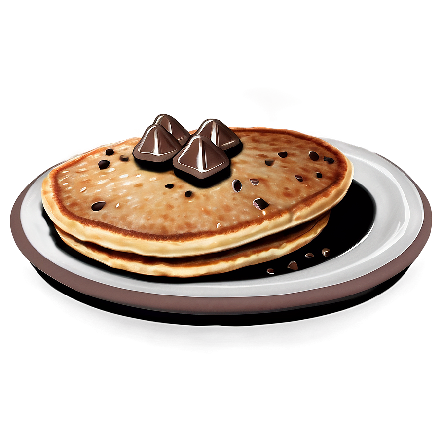 Chocolate Chip Pancakes PNG twf42 PNG image with a transparent background, free high-resolution download