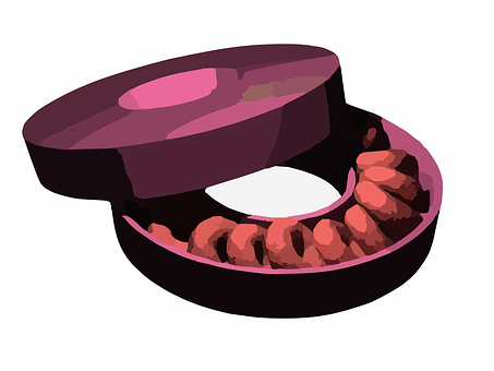 Chocolate Cookies Box Illustration PNG with transparent background