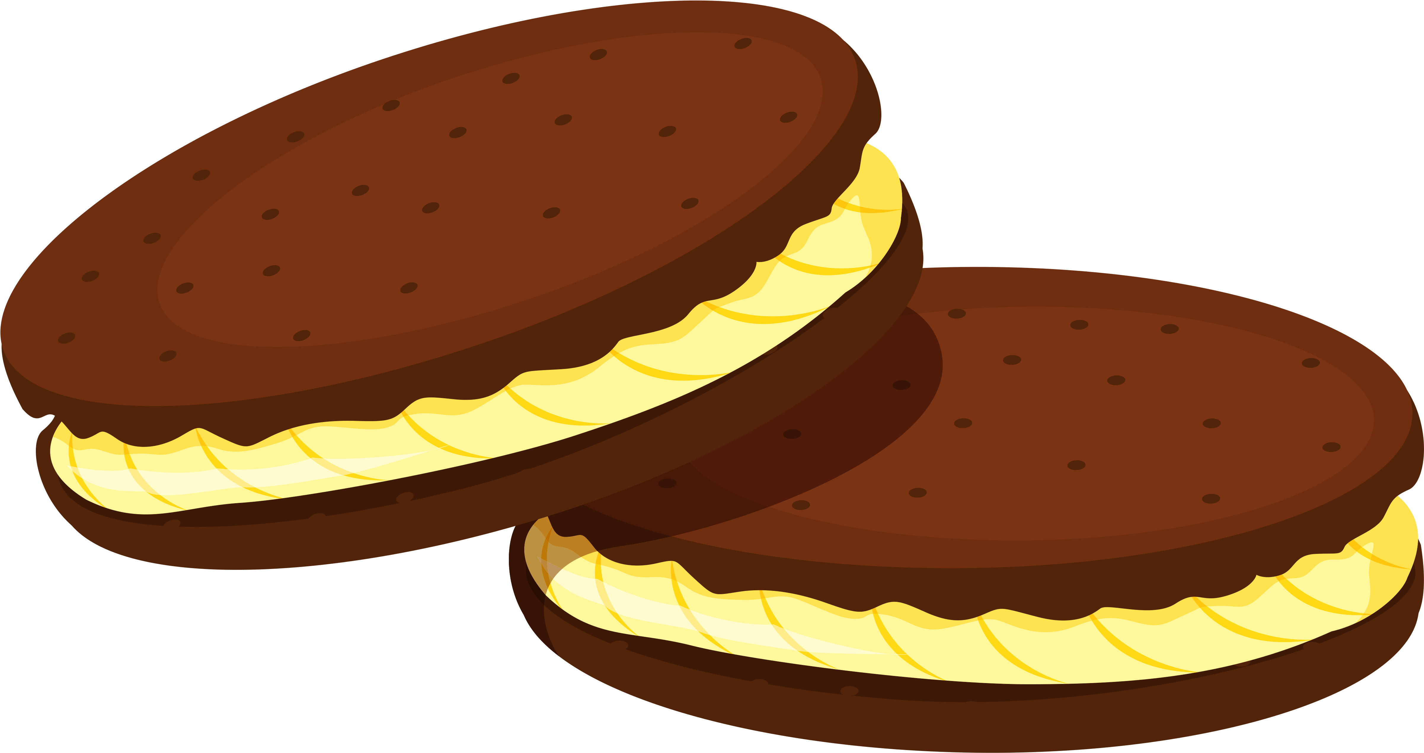 Cocoa Sandwich Biscuit Png Clipart Picture - Biscuit Clipart, Transparent Png PNG image with a transparent background, free high-resolution download