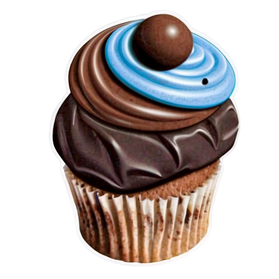 Chocolate Cupcake PNG rlg68 PNG with transparent background