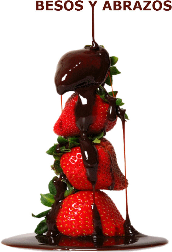 Chocolate Drizzle Strawberry Tower